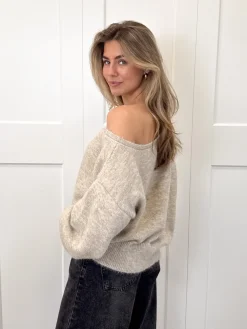 Ally top beige