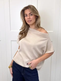 Ally top beige