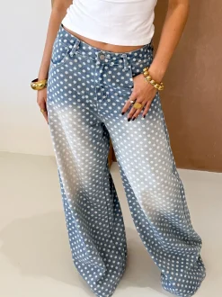 Baggy polkadots jeans