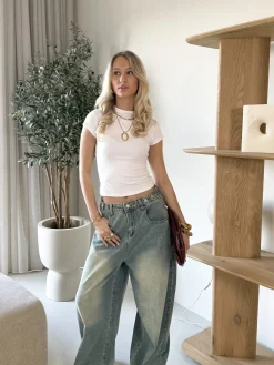 Balloon jeans Amber blauw