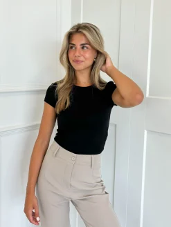 Basic top zwart