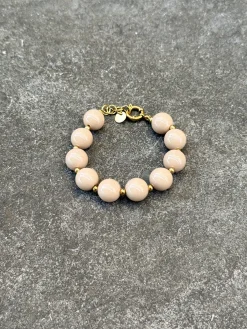 Beige kralen armband