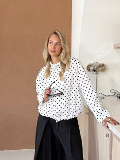 Bente polkadots jacket wit