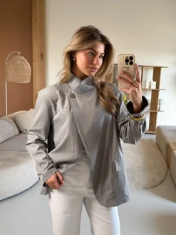Blazer Fem grijs