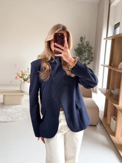 Blazer Rosa blauw