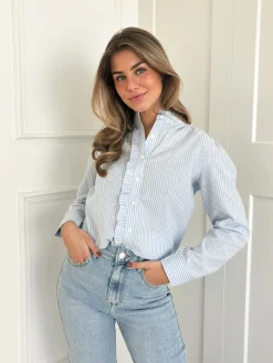 Blouse Dana striped blauw