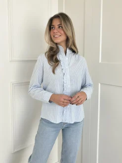 Blouse Dana striped blauw