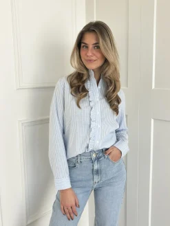 Blouse Dana striped blauw