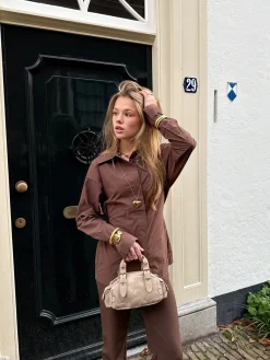 Blouse Emi bruin