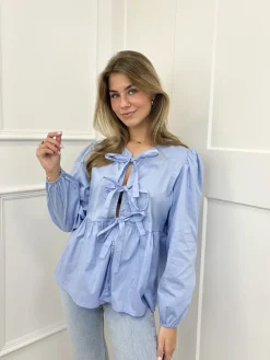 Blouse Hazel blauw