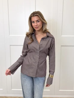 Blouse Isabella bruin