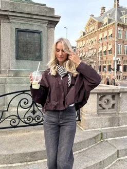 Bomberjack Sanne bruin
