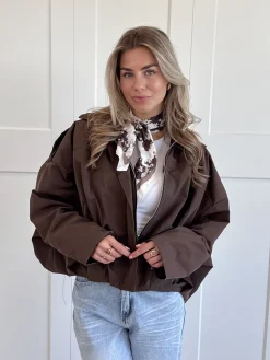 Bomberjack Sanne bruin