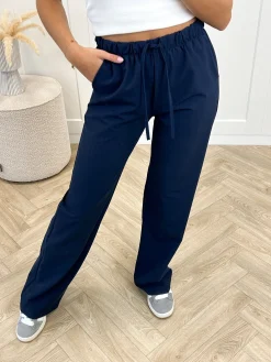 Broek Saar marineblauw