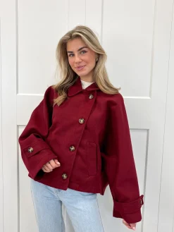 Coat Angel bordeaux