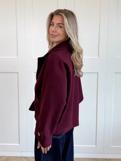 Coat Angel bordeaux
