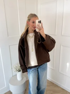 Coat Angel bruin
