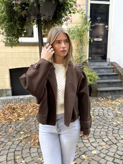 Coat Angel bruin