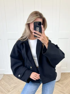 Coat Angel zwart