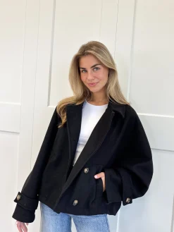 Coat Angel zwart