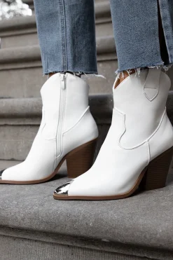 Cowboy boots Sally wit