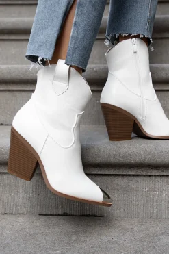 Cowboy boots Sally wit