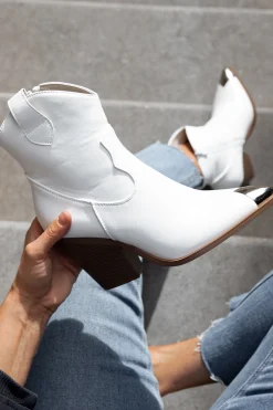 Cowboy boots Sally wit