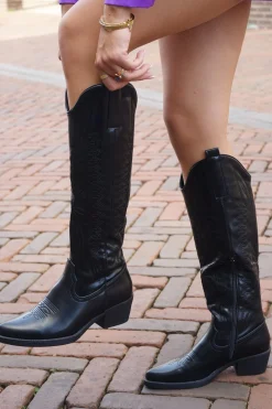 Cowboy laars Valerie zwart