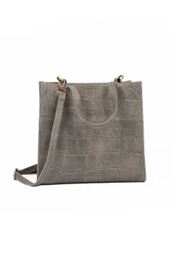 Croco tas groen