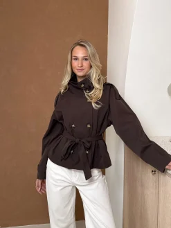 Demi trenchcoat bruin