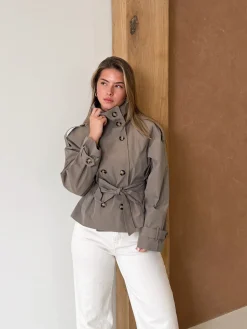 Demi trenchcoat taupe