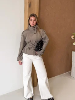 Demi trenchcoat taupe