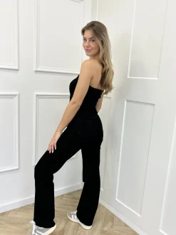 Denim jumpsuit May zwart