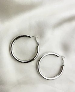 Earrings Hoops Zilver