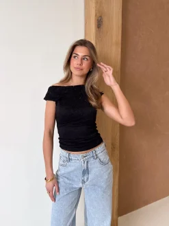 Eefje top zwart