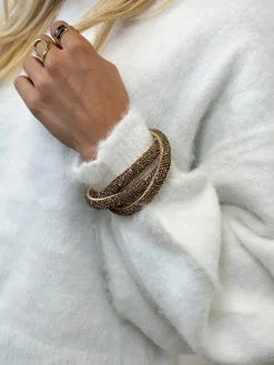 Glitter and glamour bangle