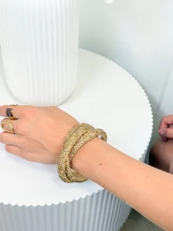 Glitter and glamour bangle
