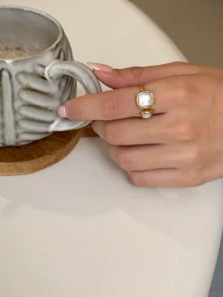 Gouden Khloe ring