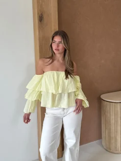 Jamie top butter yellow