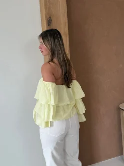 Jamie top butter yellow
