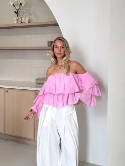 Jamie top roze