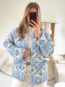 Jas Doortje blauw