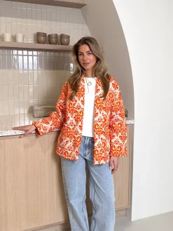 Jas Doortje oranje