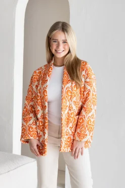 Jas Doortje oranje