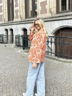 Jas Doortje oranje