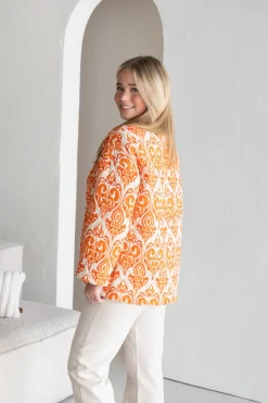 Jas Doortje oranje