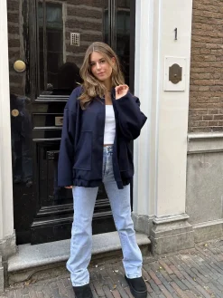 Jas Ivy donkerblauw