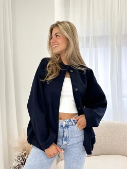 Jas Ivy donkerblauw