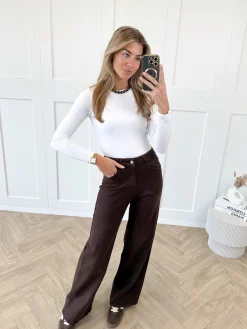 Jeans Saar Bruin