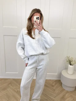 Joggingpak Sadie lichtgrijs